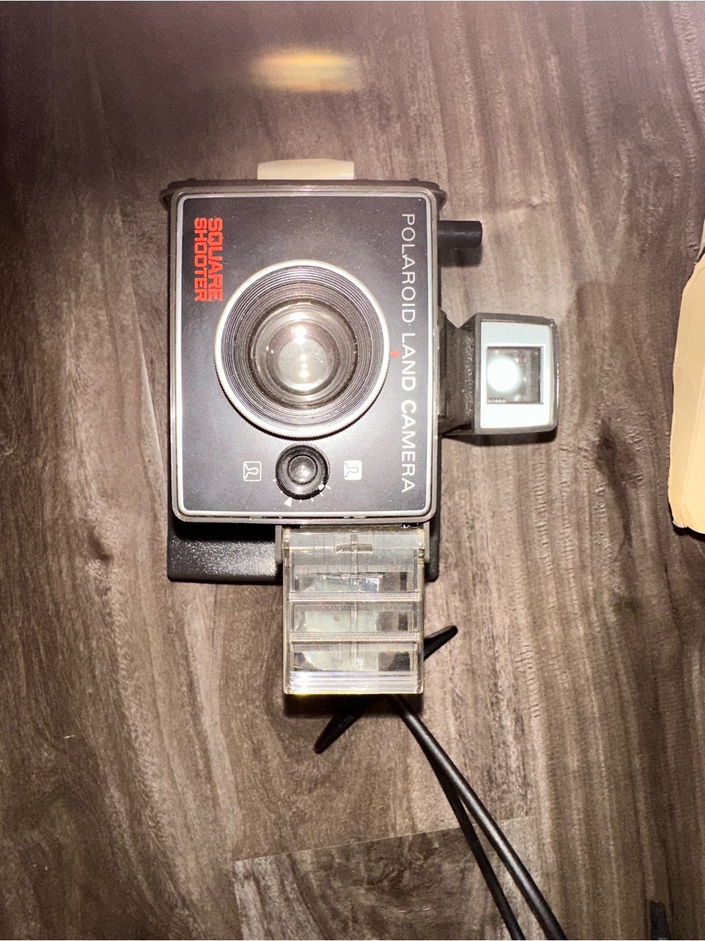 Vintage1971 Polaroid Square Shooter Land Camera w/Original Box,Flash&Accessories